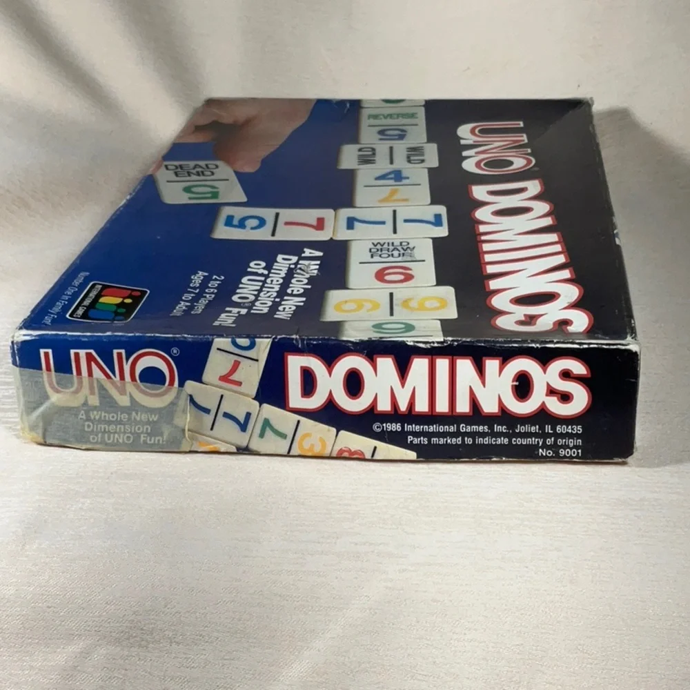 Vintage Uno Dominos by International Games A Whole New Dimension of UNO Fun!